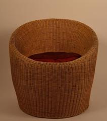 Woven Wicker Mod Tub Chair