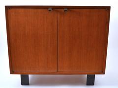 Three-Piece George Nelson Cabinetry Display Case Unit