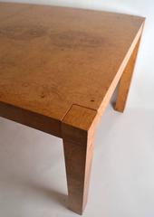 Baughman for Lane Burl Parsons Style Dining Table