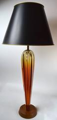 Elegant Pair of Seguso Table Lamps