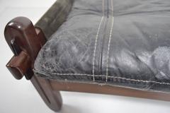 Ottomana con poggiapiedi Brazilian Stool di Jean Gillon