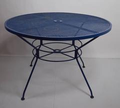 Modernist Woodard Iron Dining Table