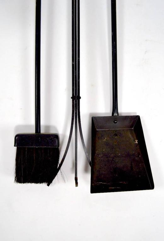Deskey Wall Mount Fireplace Tool Set For Sale at 1stDibs wall mounted