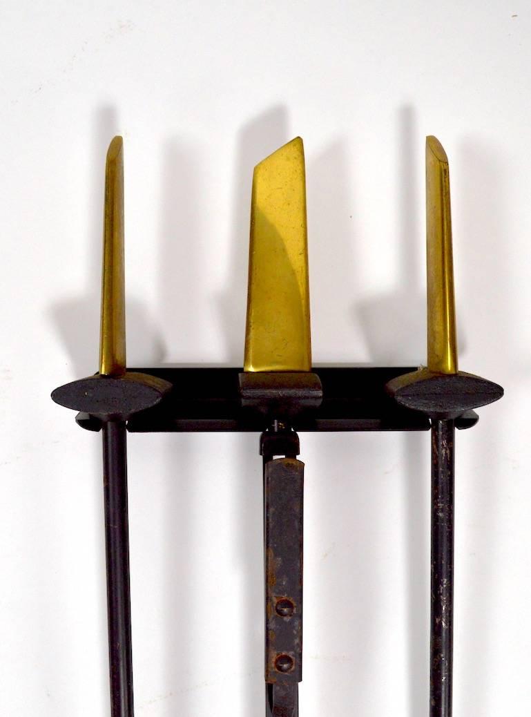 hanging fireplace tools