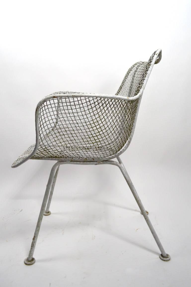 Set of Four Woodard Sculptura Garden Patio Chairs 1