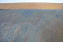 Pair of Teak and Slate Tables by Haslev