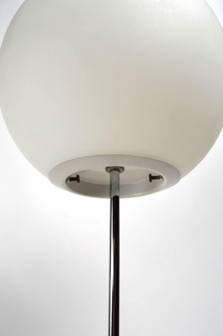 Mid-Century Modern Pair of Robert Sonneman Lollipop Ball Top Table Lamps