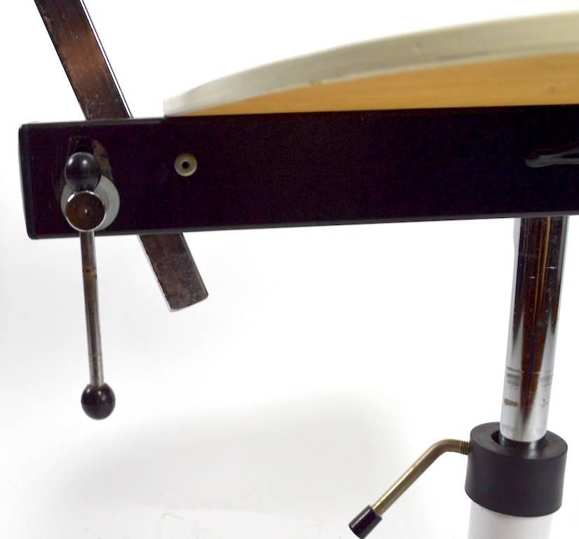 Late 20th Century Adjustable Danish Modern Kevi Desk Task Swivel Chair