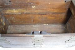 Large Dome Top Trunk, Dated 1857