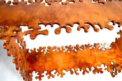 Jig Saw Puzzle Shelf in the Style of Nicola L