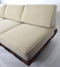 Pearsall for Craft Associates Three-Seat Bench Sofa