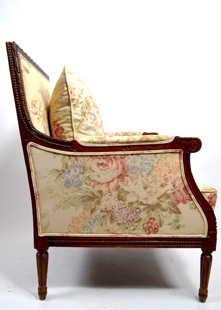 Pair of Louis XVI Style Bergere Armchairs by Ralph Lauren for Henredon In Good Condition In New York, NY