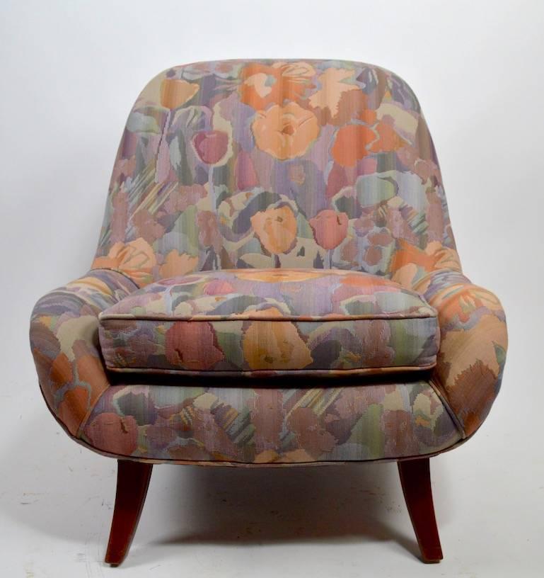 Pair Ernst Schwadron Club Chairs In Good Condition For Sale In New York, NY
