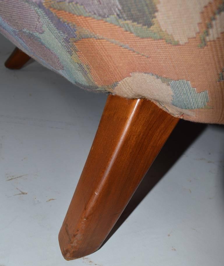 Upholstery Pair Ernst Schwadron Club Chairs For Sale