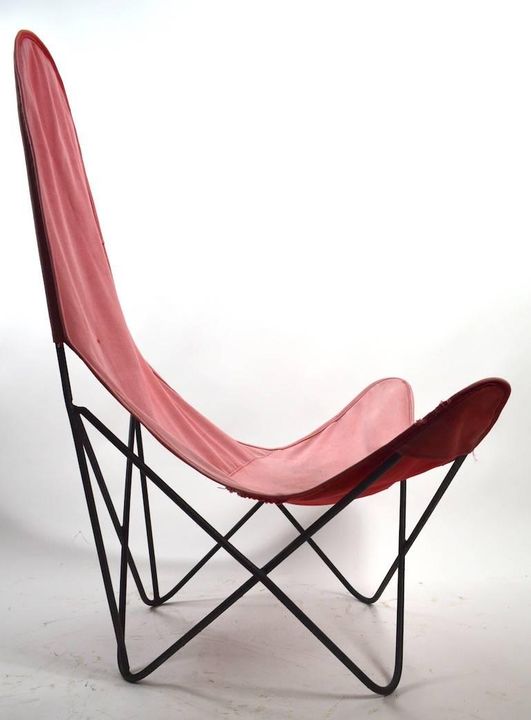 high back butterfly chair