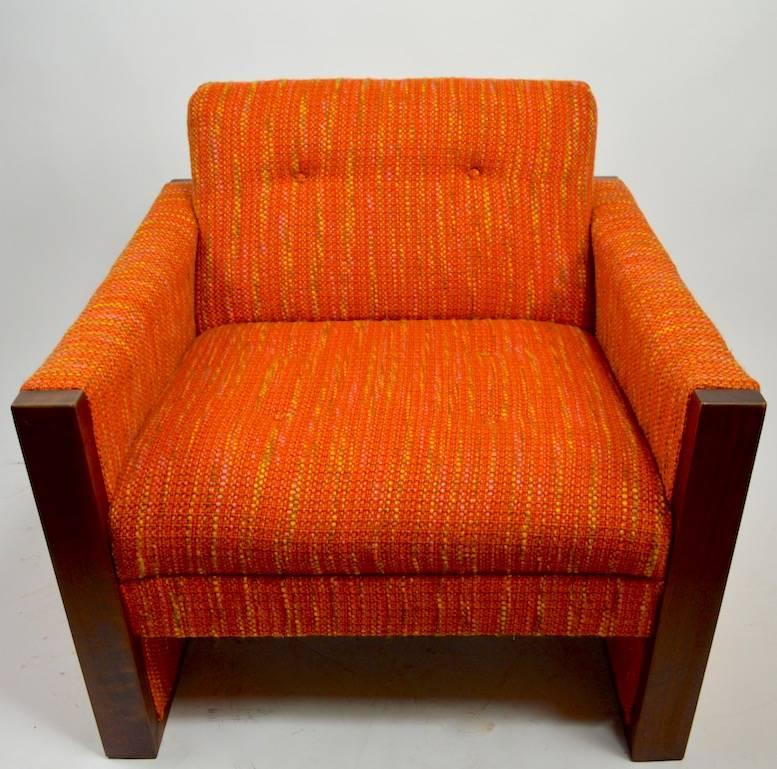 Modernist Club Chair by Gunlocke In Good Condition In New York, NY