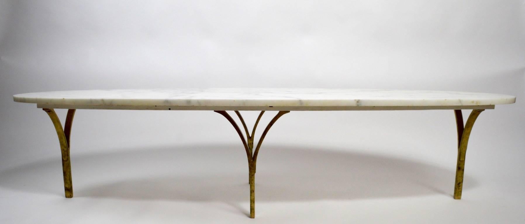 marble table with brass legs