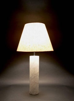Cylindrical Marble Lamp after Nessen