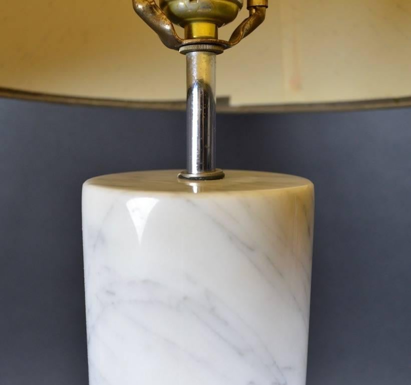 marble cylinder lamp