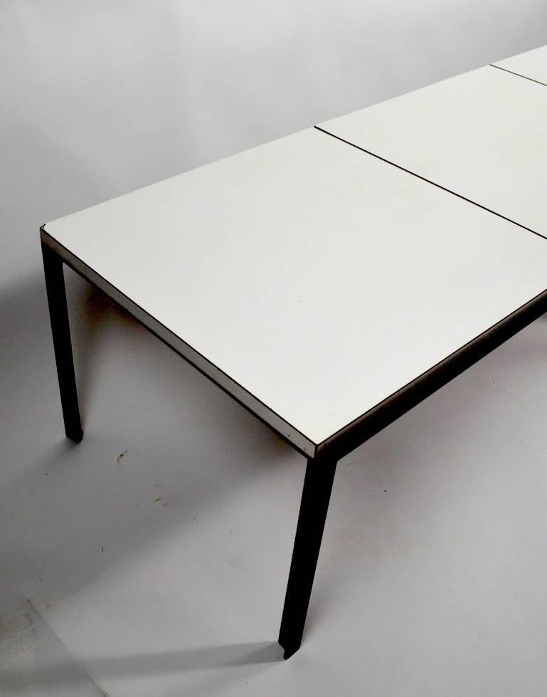 Mid-Century Modern Classic Knoll Angle Steel Coffee Table For Sale