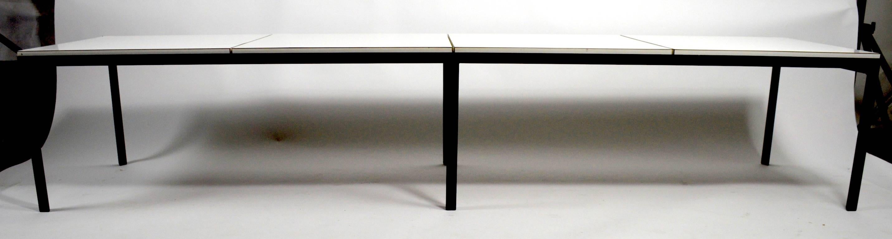 Classic Knoll Angle Steel Coffee Table For Sale 1