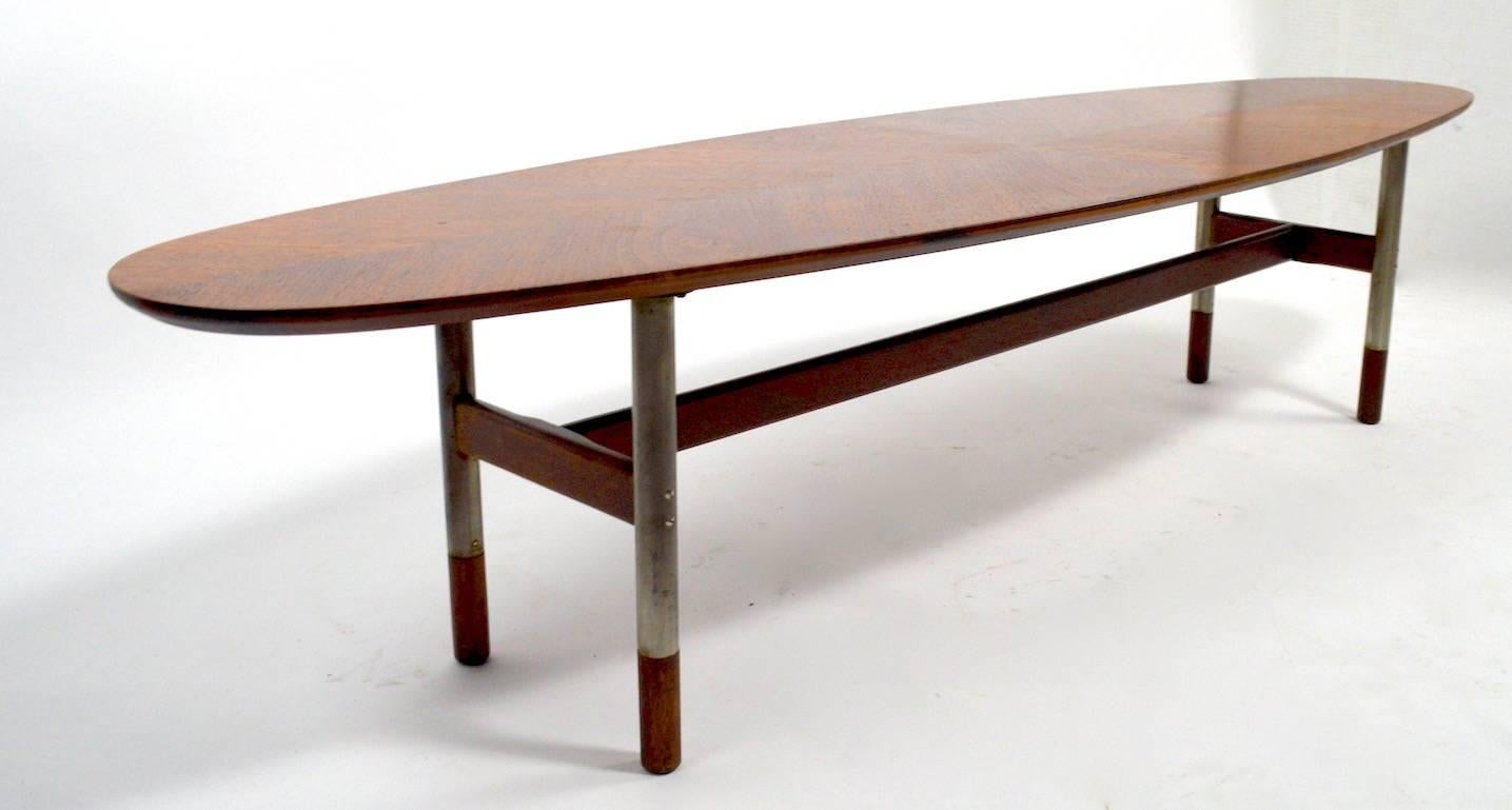 Danish Surfboard Table Attributed to Arne Vodder