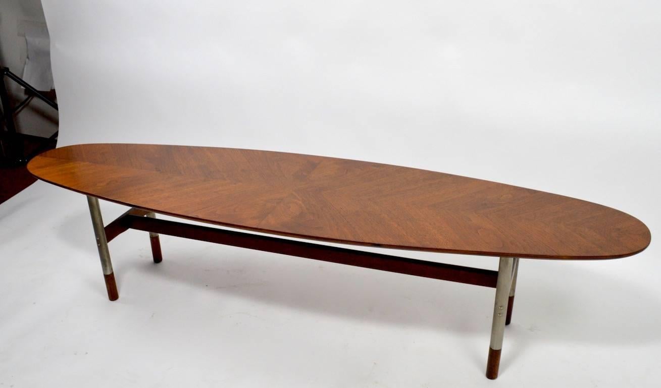 20th Century Surfboard Table Attributed to Arne Vodder