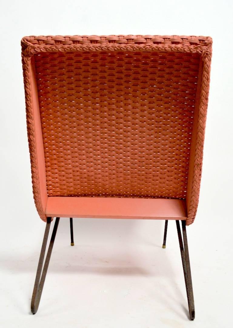 Wicker Scoop Chair Attributed to Lloyd Loom 2