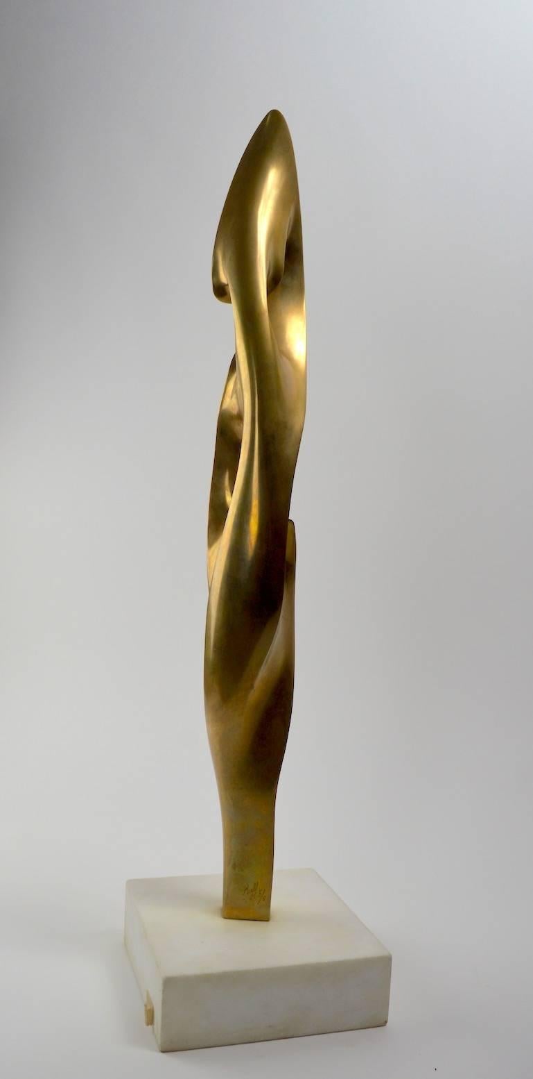Abstract Bronze Sculpture by Antonio Kieff 1