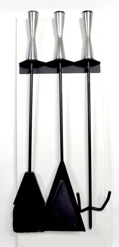 Modernist Wall Mount Fireplace Attributed to Seymor