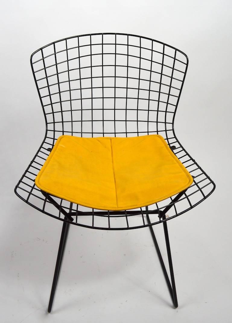 American Pair of Bertoia for Knoll Wire Side Chairs