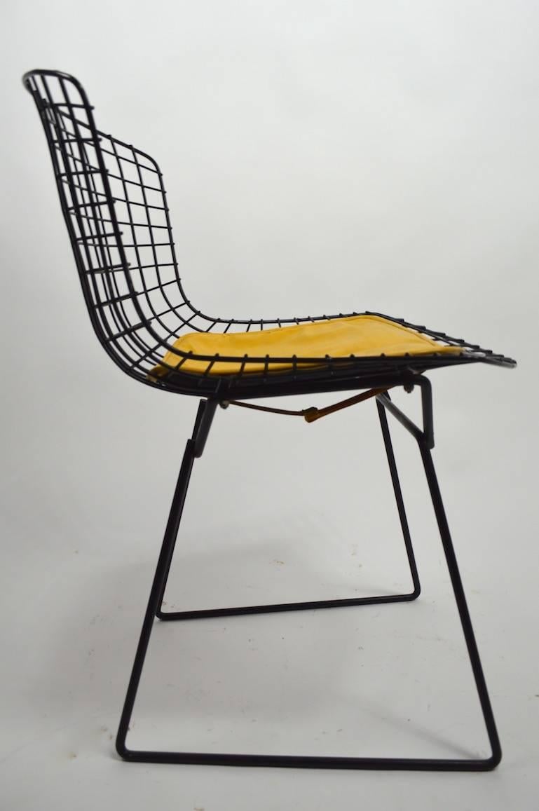 20th Century Pair of Bertoia for Knoll Wire Side Chairs