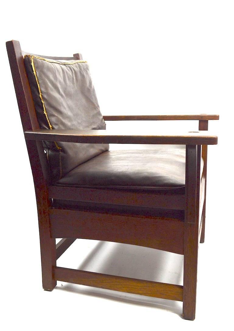 American Mission Armchair by L JG Stickley