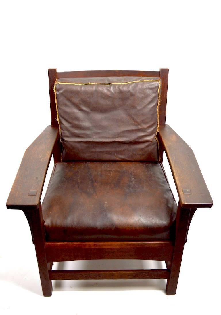 20th Century Mission Armchair by L JG Stickley