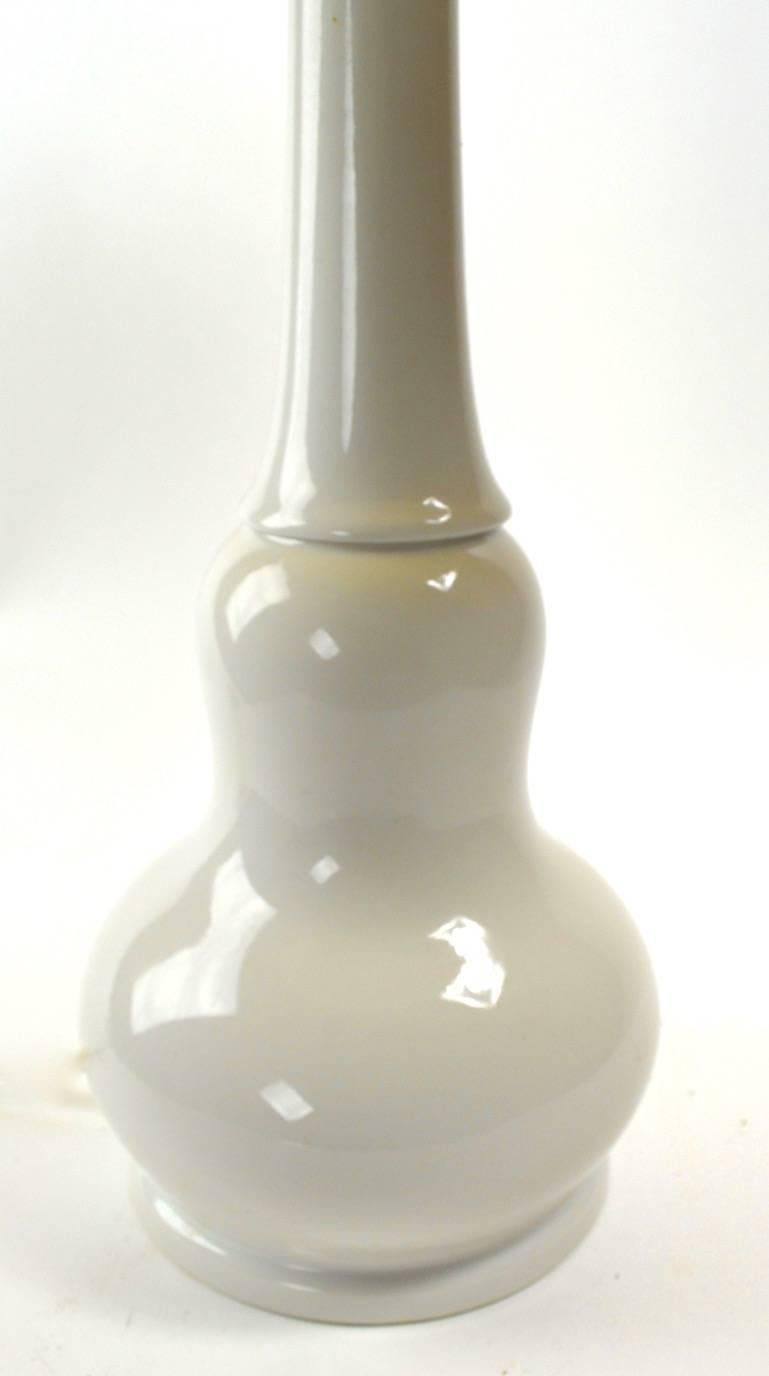 Bing Grndahl, weiße Porzellanlampe (Dänisch) im Angebot