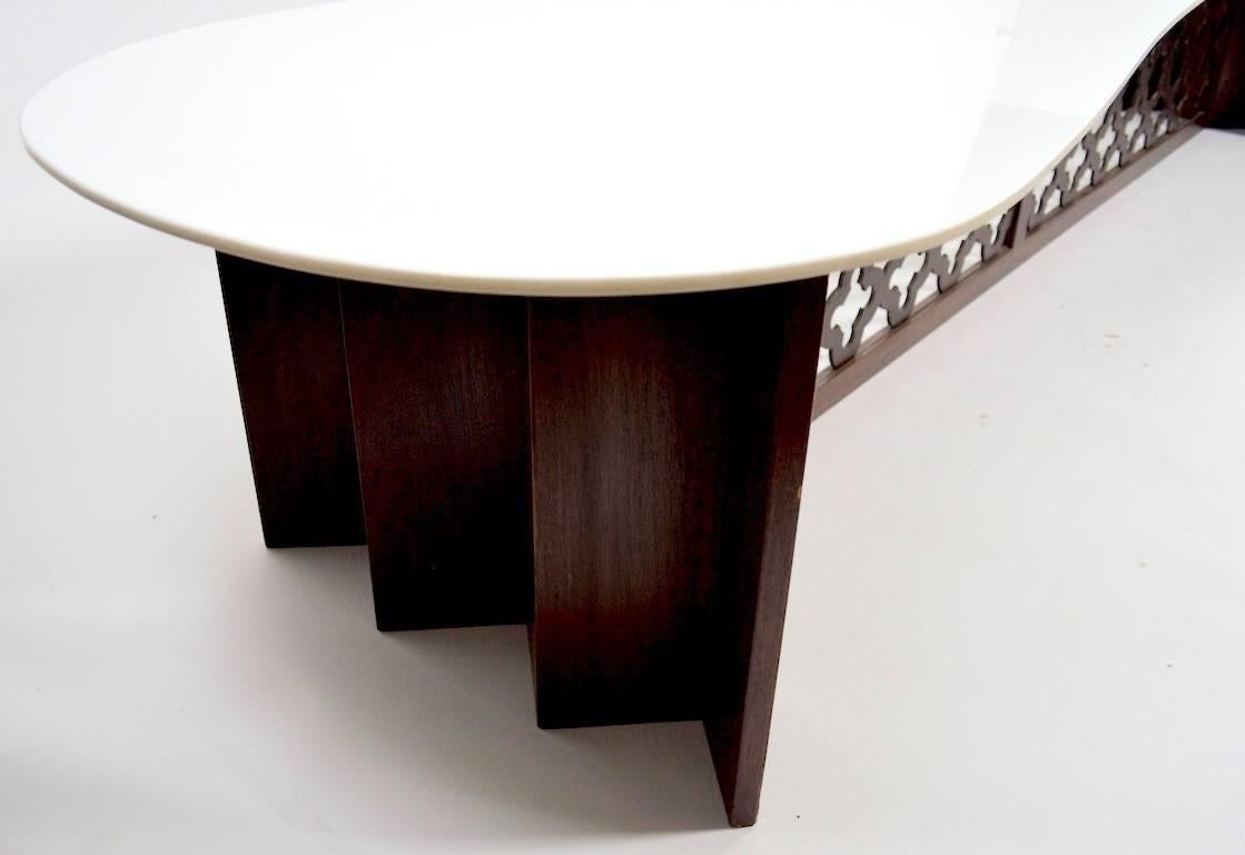 American Stylish Extra Long Coffee Table For Sale