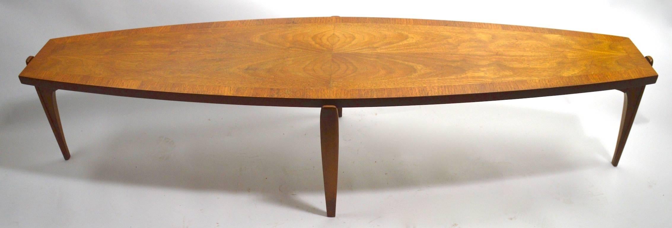 Mid-Century Modern Surfboard Coffee Table