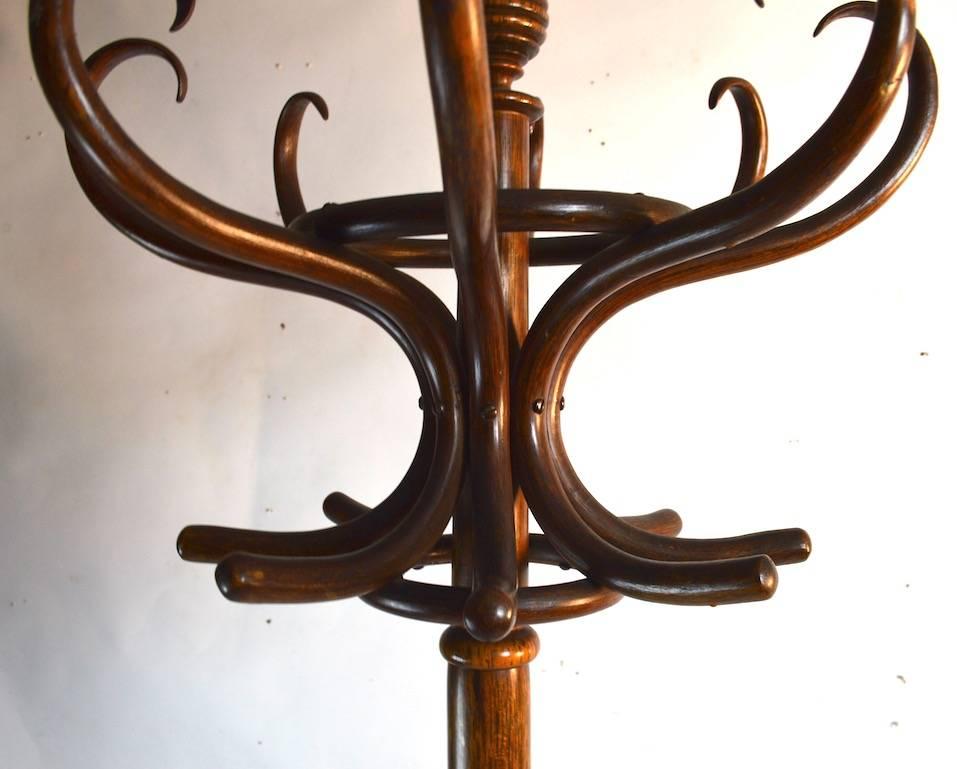 Vienna Secession Bentwood Coat Stand Attributed to Thonet