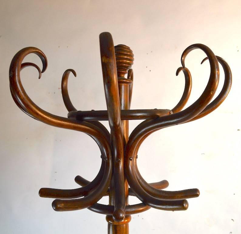 Austrian Bentwood Coat Stand Attributed to Thonet