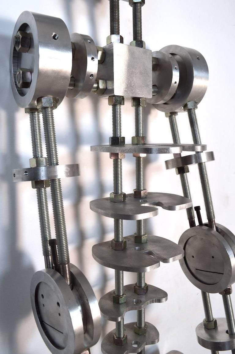 Artist Made Machine Skeleton Man and Woman at 1stDibs