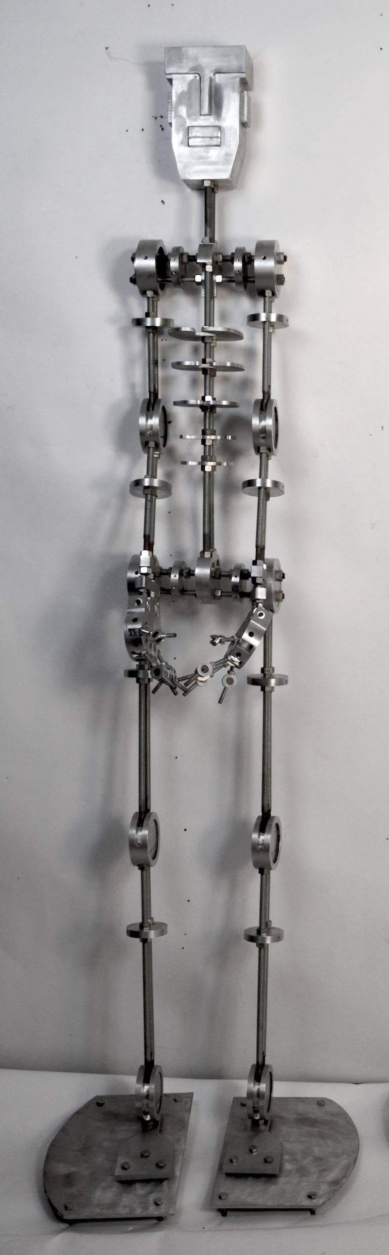 Artist Made Machine Skeleton Man and Woman 1