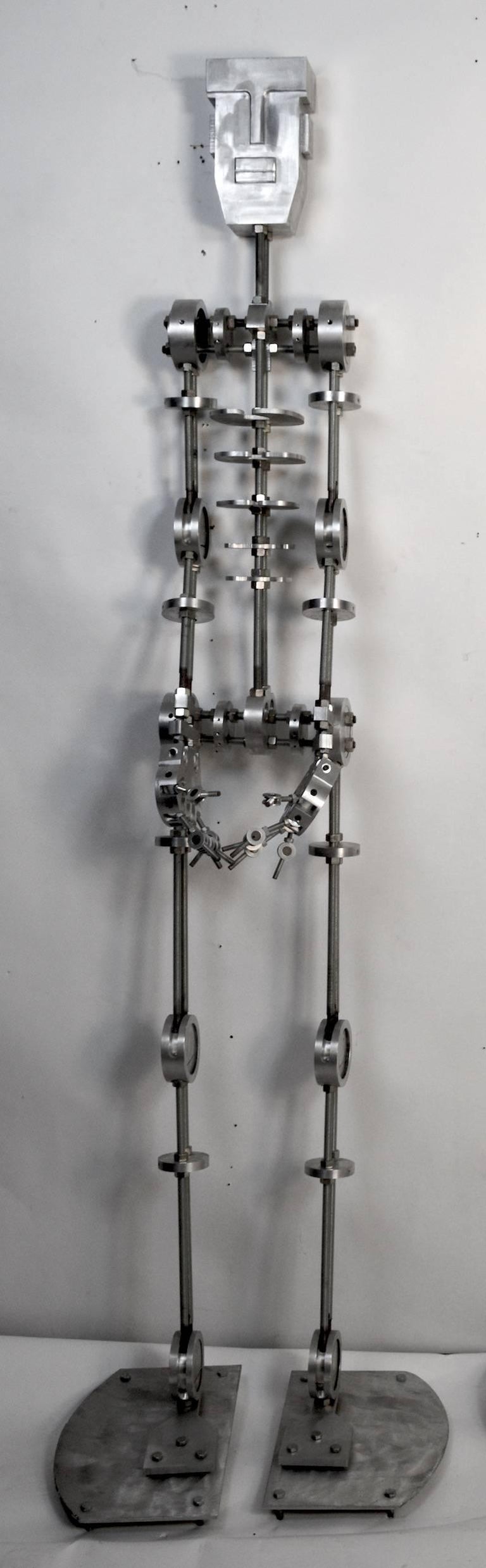 Artist Made Machine Skeleton Man and Woman at 1stdibs