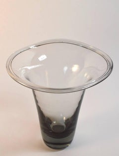 Vickie Lindstrand for Kosta Smoked Glass Vase