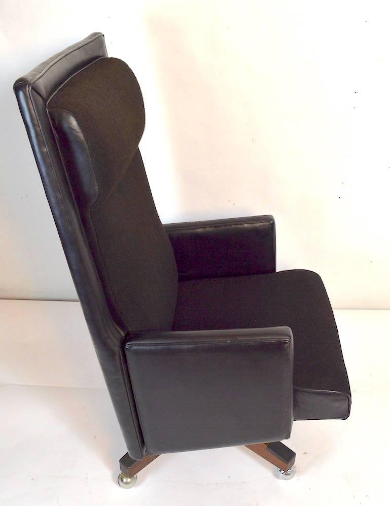 American High Back Leather Office Desk Chair