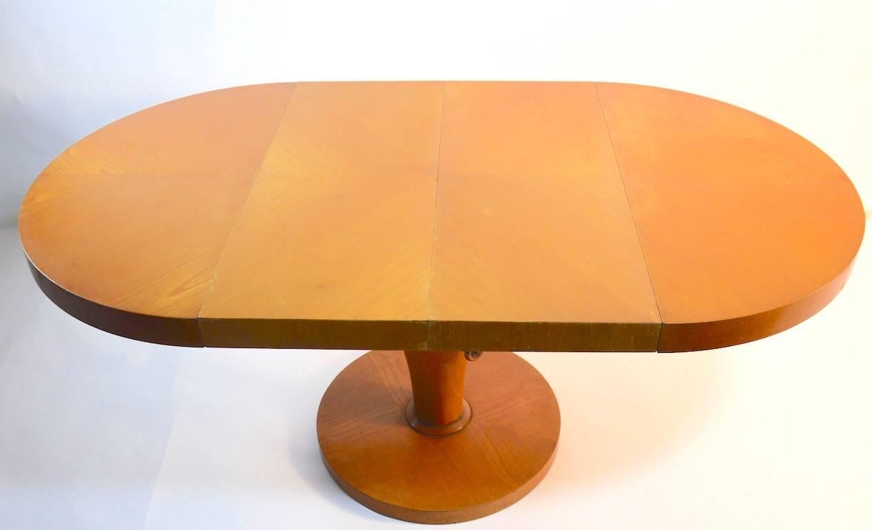 Adjustable Coffee Dining Table Made in Sweden In Good Condition In New York, NY