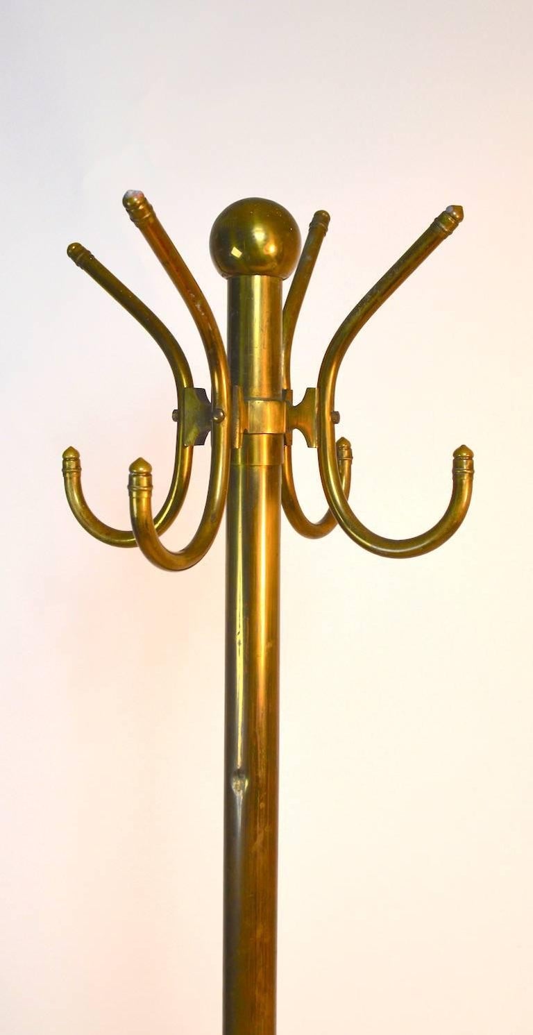 Aesthetic Movement Brass Coat Tree at 1stDibs