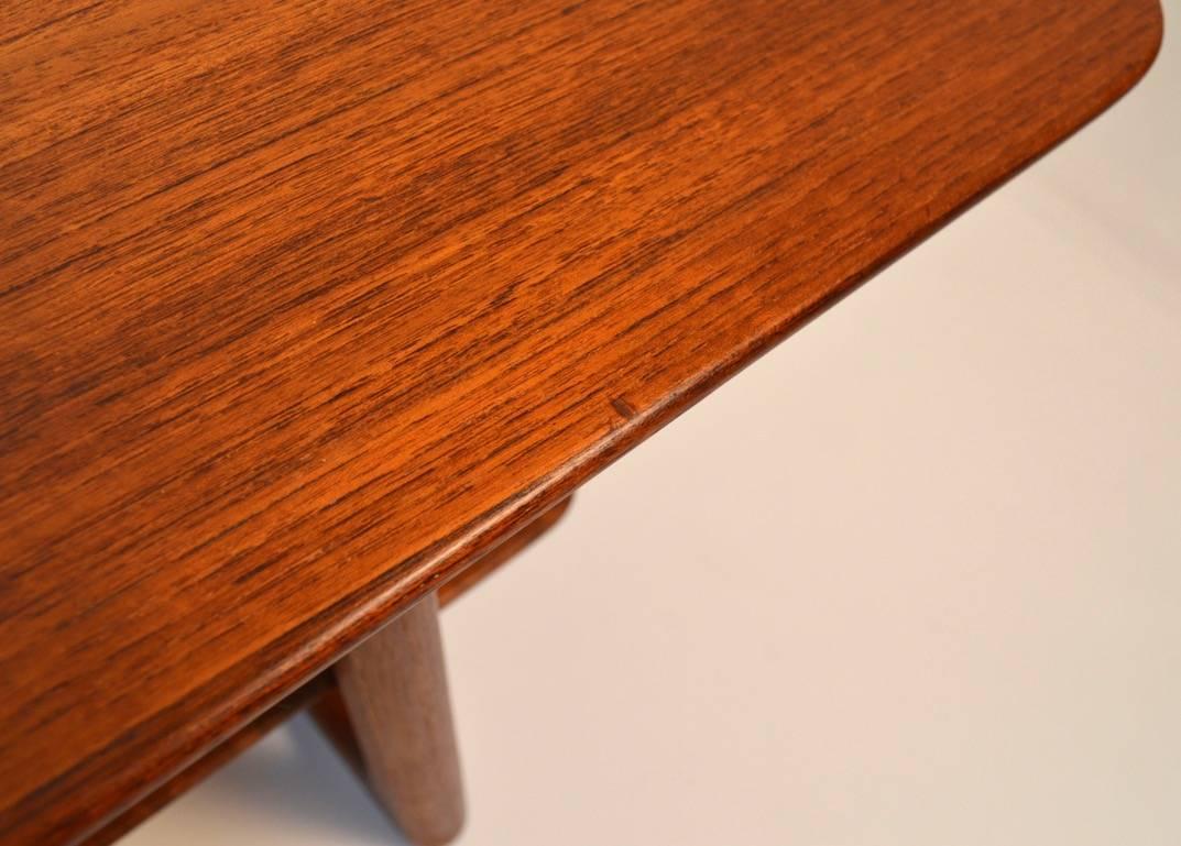 Danish Teak Coffee Table Attributed to Børge Mogensen 1