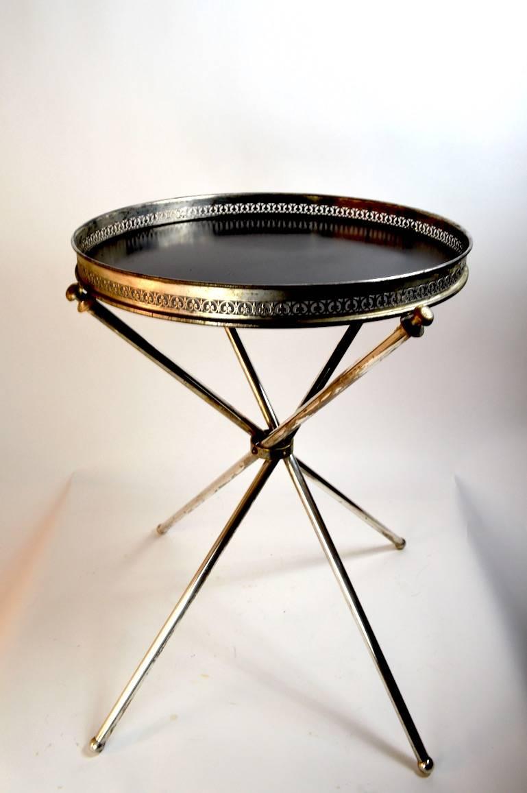 silver tray tables
