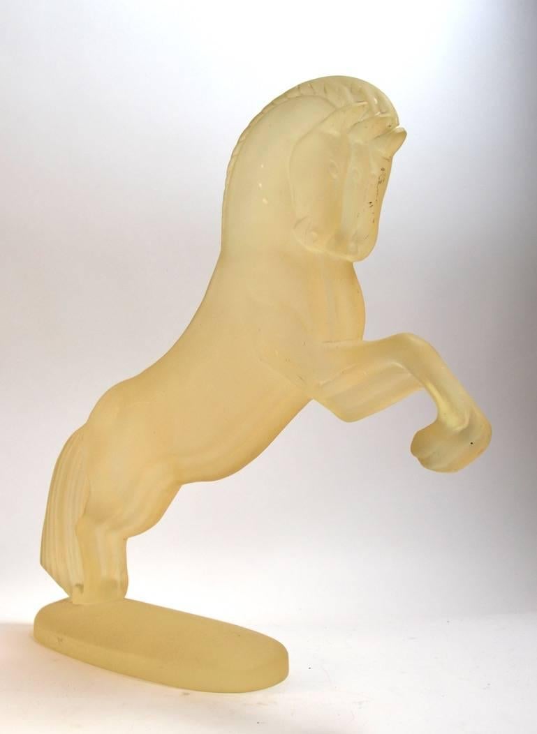 Cast Resin Horse In Good Condition For Sale In New York, NY