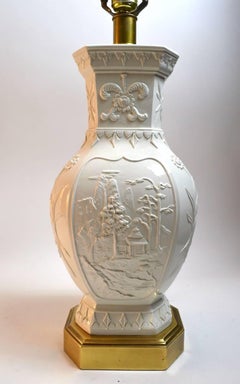 Paire de lampes de table de style Blanc de Chine Frederick Cooper